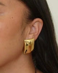 Heaven Mayhem Bar Gold Earrings