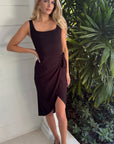 Elle Wrap Dress Black