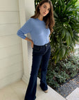 Blue Roundneck Knit