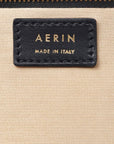 AERIN Suede Pouch Bag Black